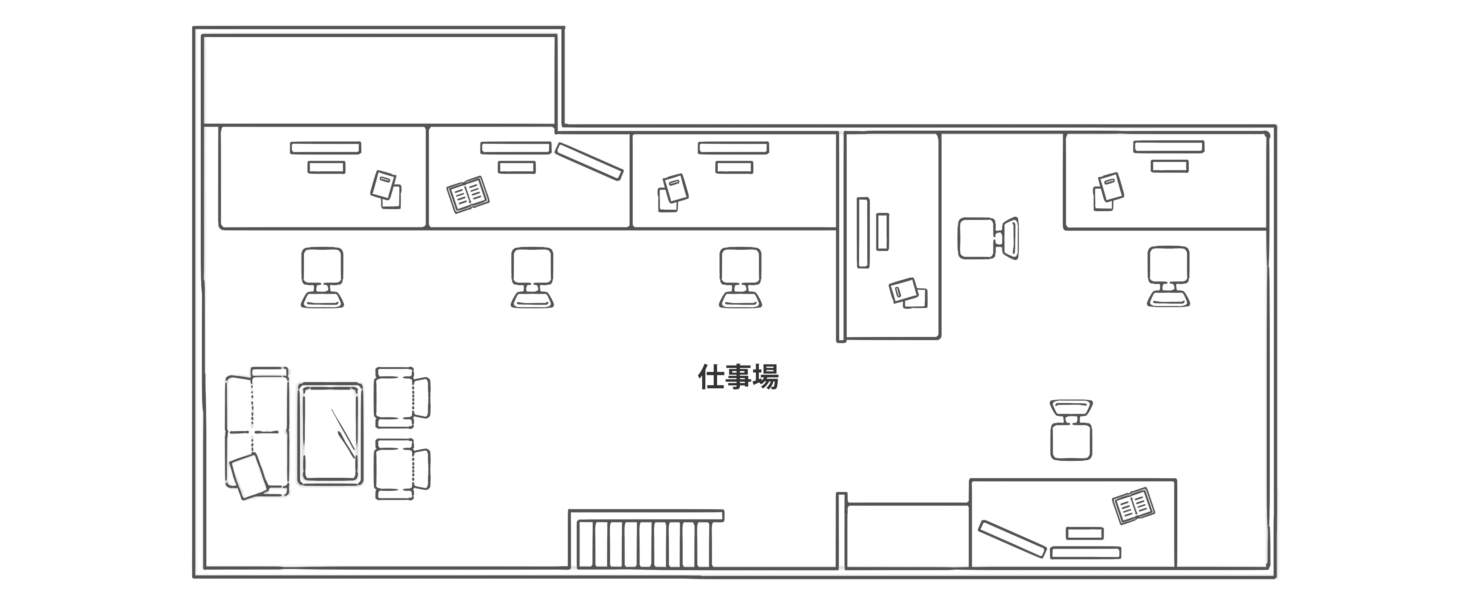 間取り図 1階